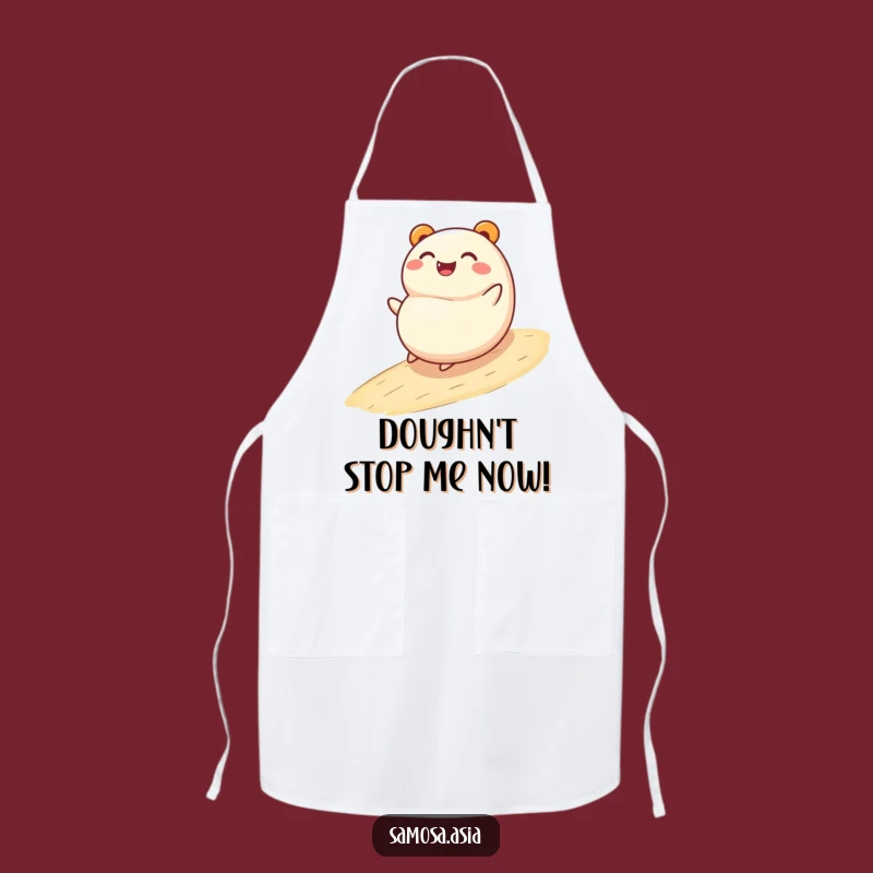 Funny Bao Bun Rolling Apron - Playful Kitchen Wear Gift