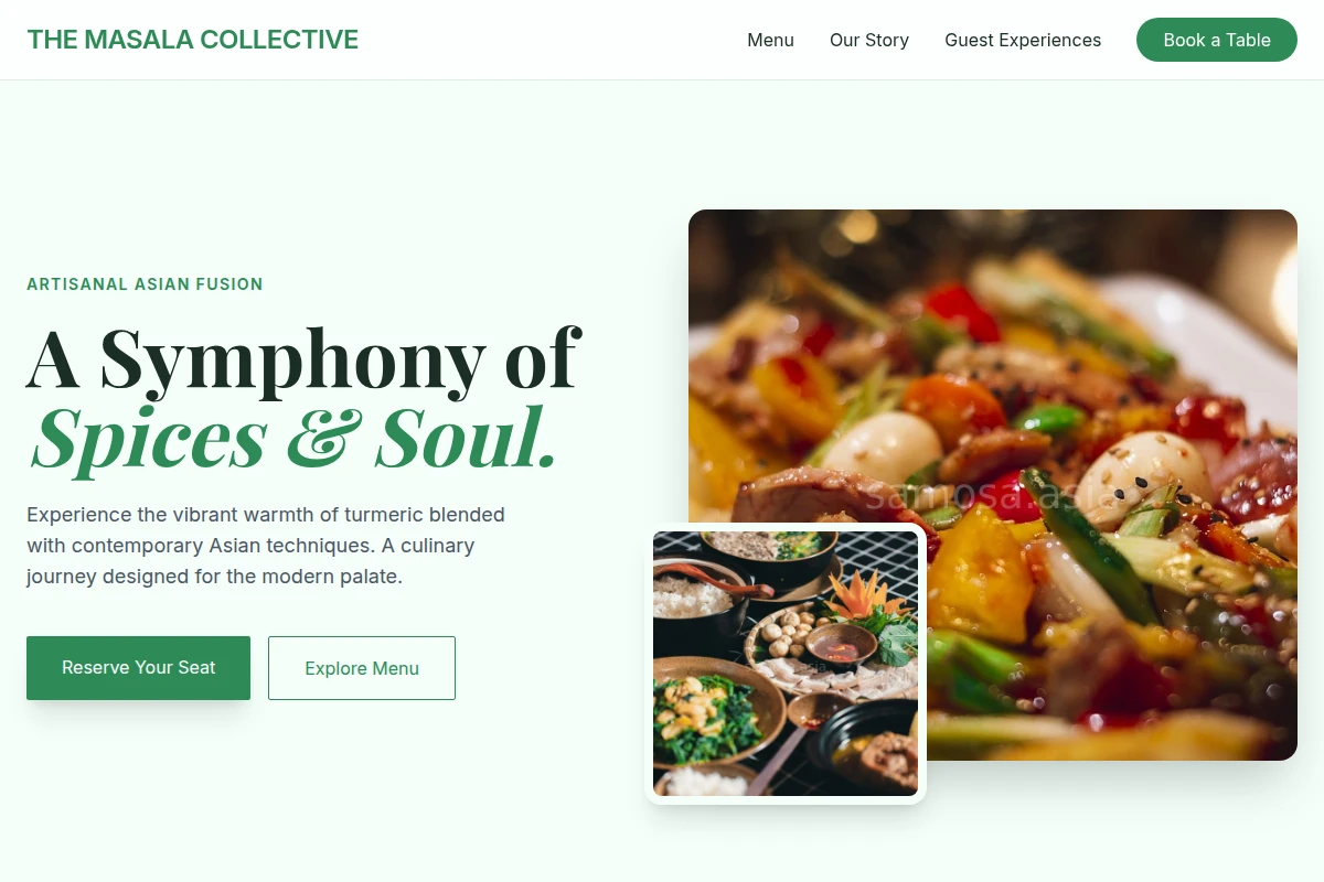 Turmeric Asian Fusion Food