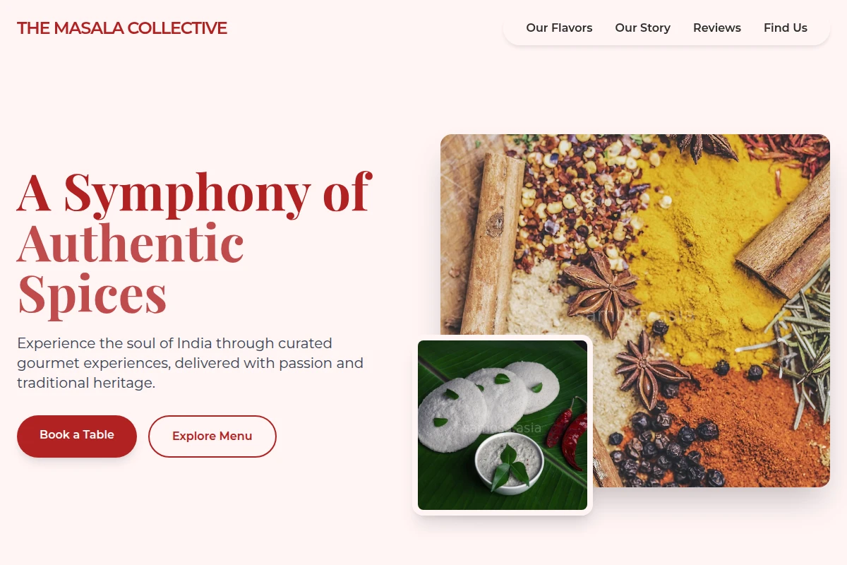 Gourmet Indian Food