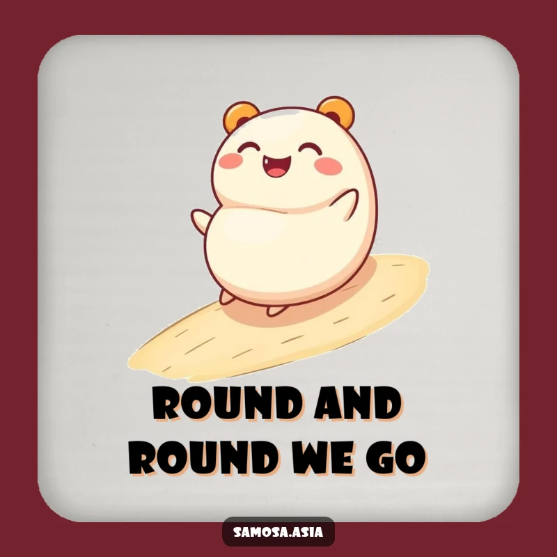 Funny Bao Bun Rolling Coaster - Protect Surfaces with Humor