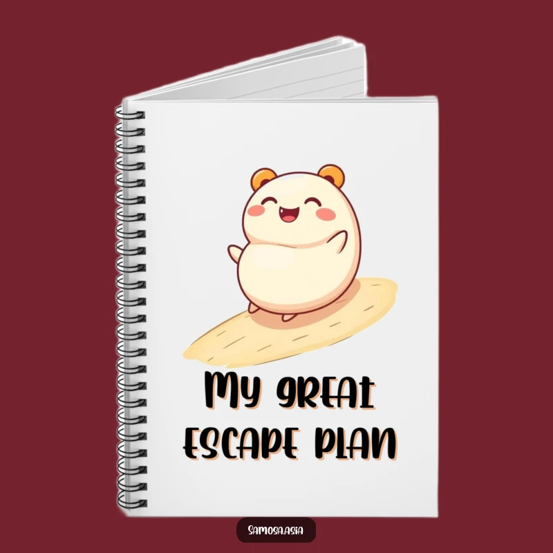Funny Bao Bun Rolling Notebook - Journal Your Joyful Thoughts