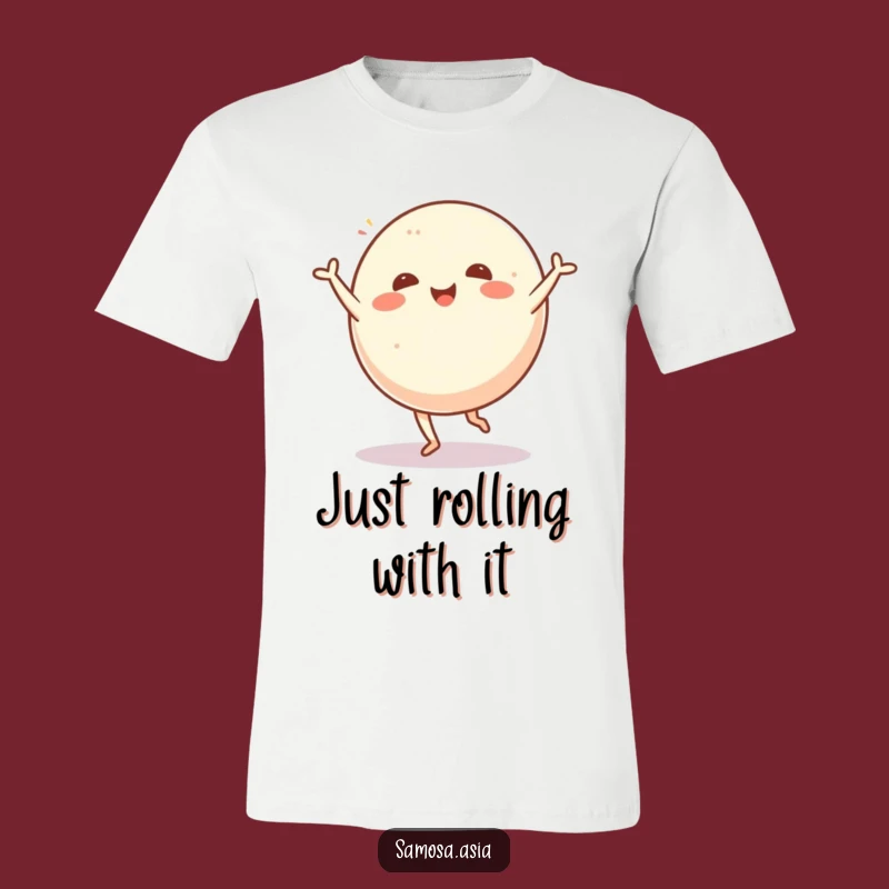 Funny Mochi Cartwheel T-Shirt: Wearable Joy for Foodie Fun Lovers