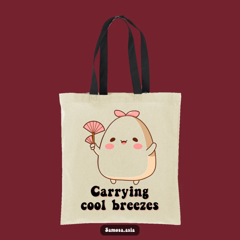Funny Onigiri Fan Tote Bag: Carry Your Coolness with Style